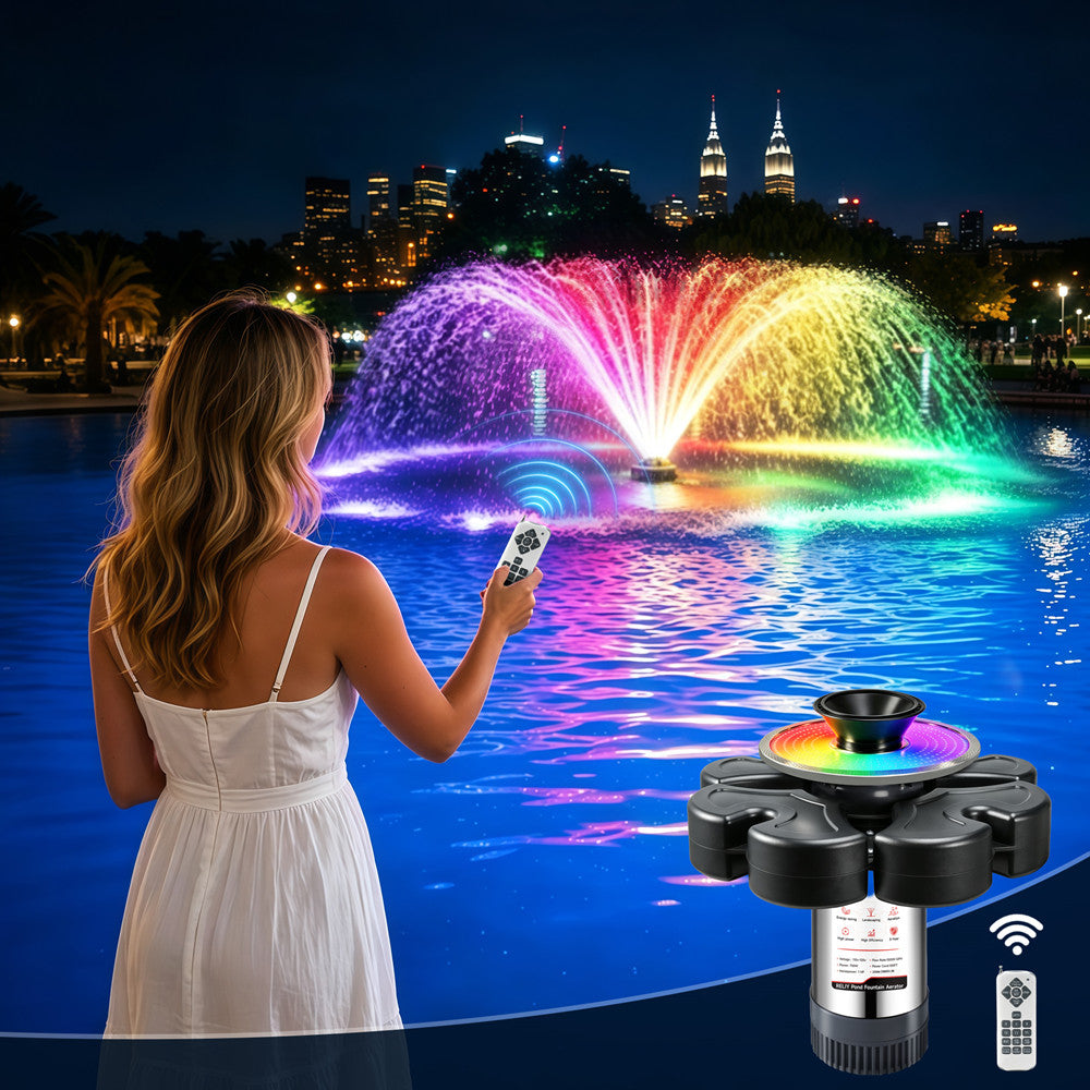 Black D.RELIY Pond Fountain｜7-Day Fast Delivery