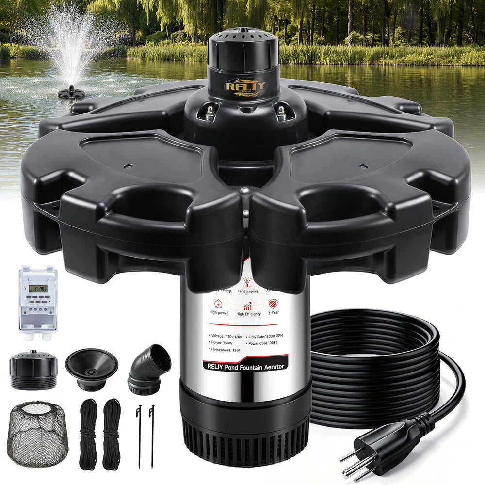 B+ Type.RELIY Pond Fountain｜7-Day Fast Delivery