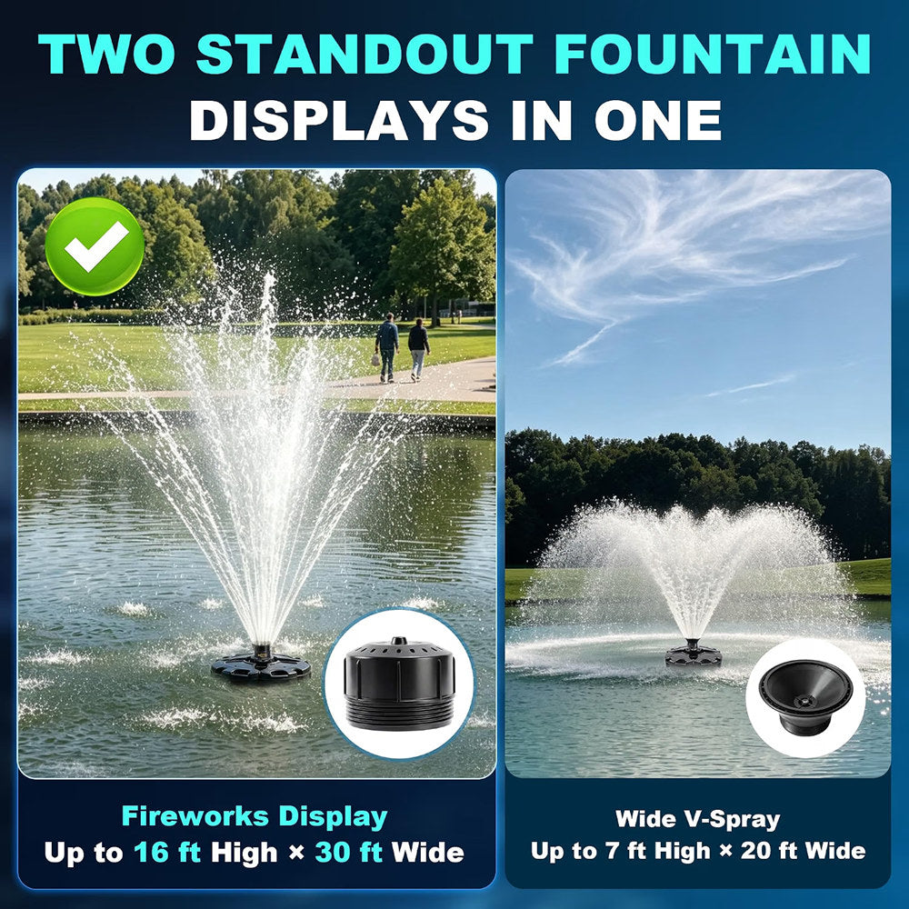 B+ Type.RELIY Pond Fountain｜7-Day Fast Delivery