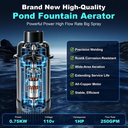 B+ Type.RELIY Pond Fountain｜7-Day Fast Delivery