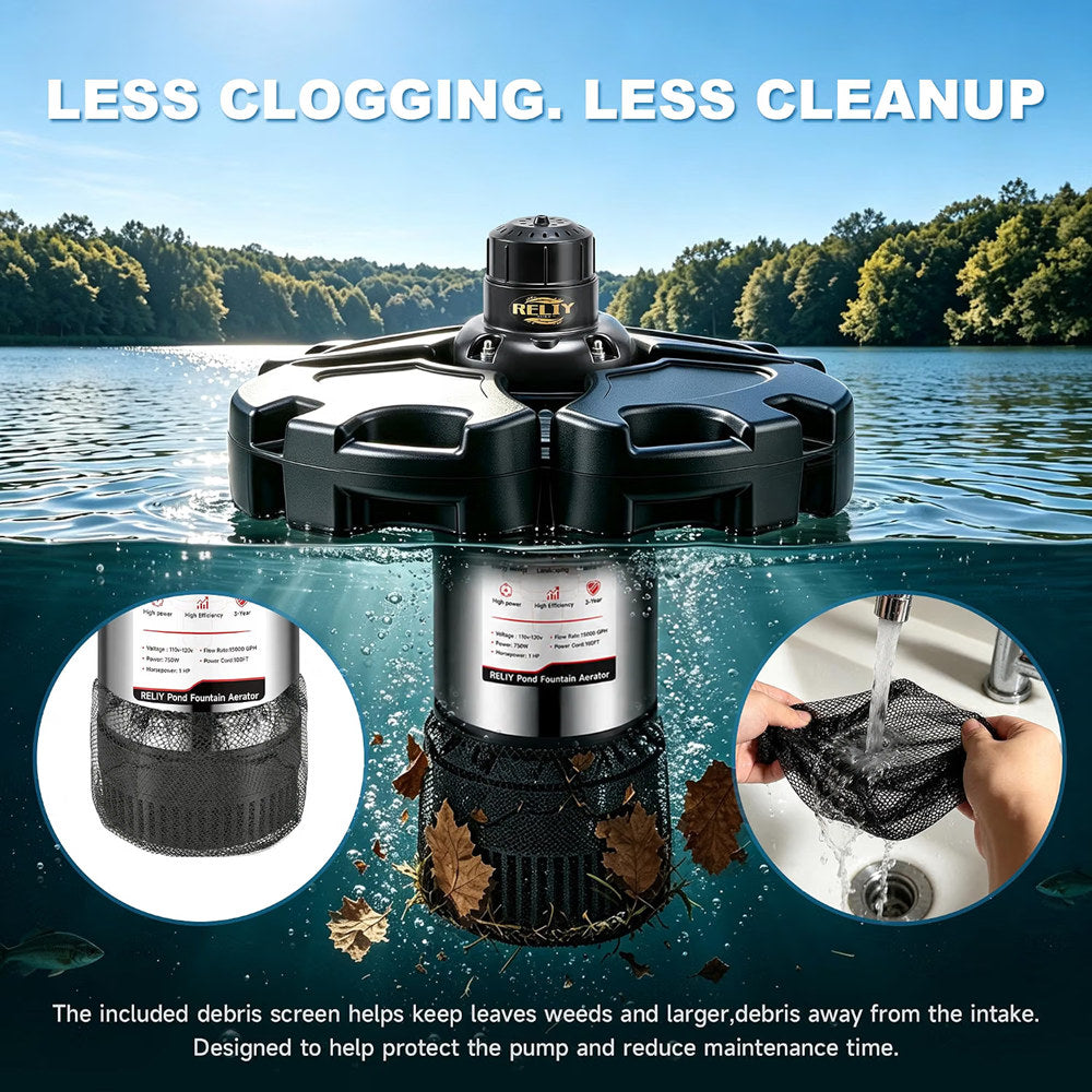 B+ Type.RELIY Pond Fountain｜7-Day Fast Delivery