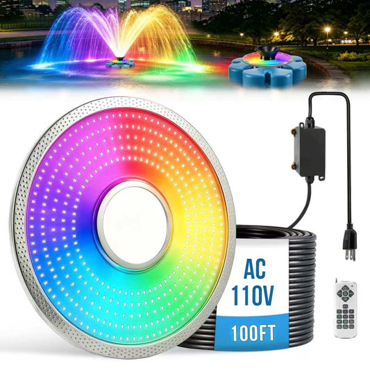 RELIY 50W RGBW Fountain Light｜7-Day Fast Delivery